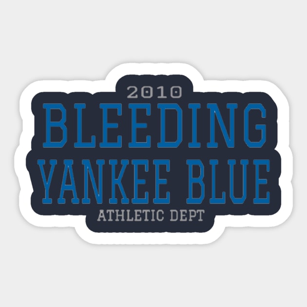 BYB Athletic Dept Design Sticker by Bleeding Yankee Blue